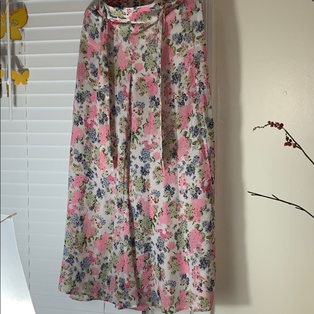 Printed pants, shear material